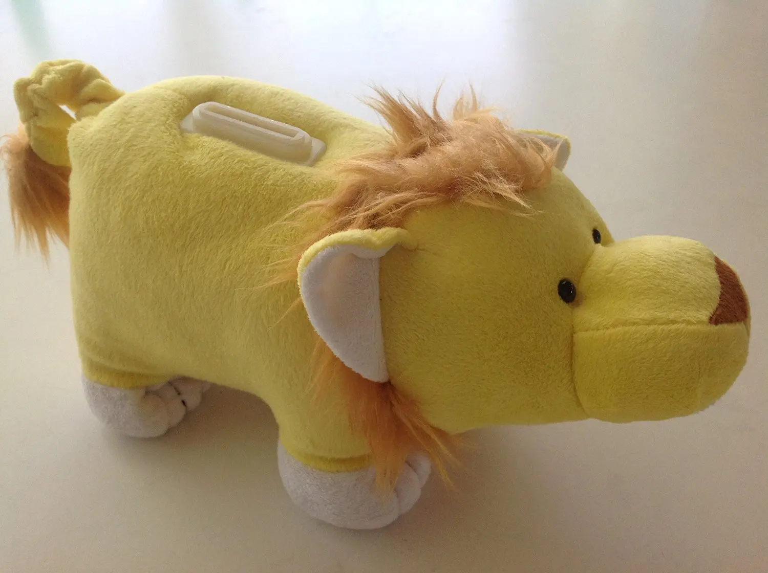 Huggie Banks Lion Bank-coin Bank - For Boys and Girls – Huggable – Soft -Plush - Stuffed Animal Toy - Teach Kids About Money – Learning and Development – Play and Learn - We are happy to offer a Piggy - Giraffe - Black Bear - Elephant - Moose - Monkey - Lady Bug - Just search Amazon for Huggy Bank