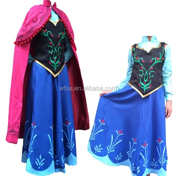 frozen princess anna costume kids anna dress cosplay halloween costumes for girls dress children party dress - Halloween Anna Costume frozen princess anna costume kids anna dress cosplay halloween costumes for girls dress children party dress - Halloween Anna Costume
