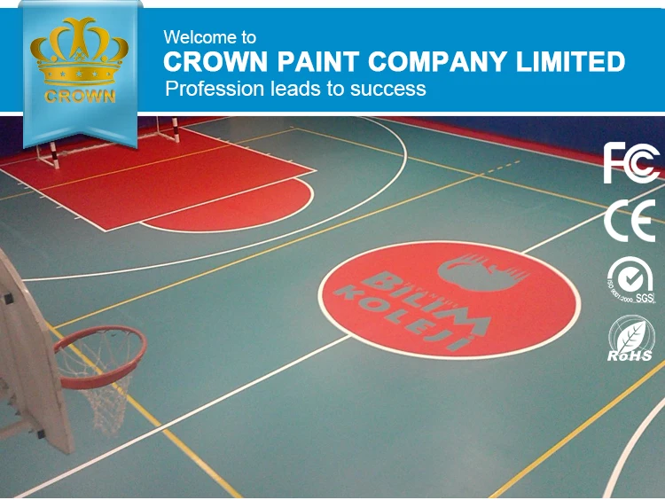 Crown Acrylic Resin Outdoor Basketball Court Floor Paint Buy