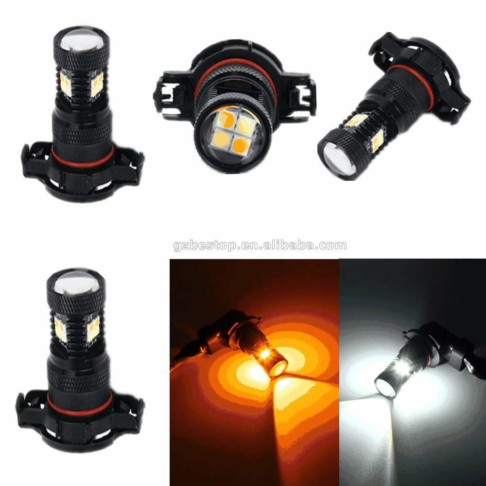 Two Colors Car Fog Light Use H11 16smd 3030 Led Chip Buy Car Fog