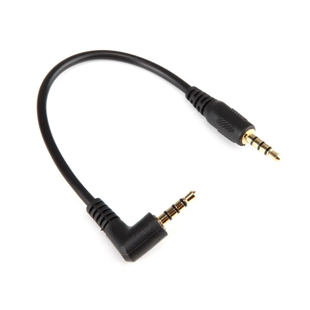 New 20cm 4-pole Jack Audio Cable 3.5mm 