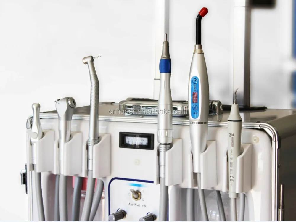 Ce Approved Portable Mobile Dental Suction Unit With Builtin Air