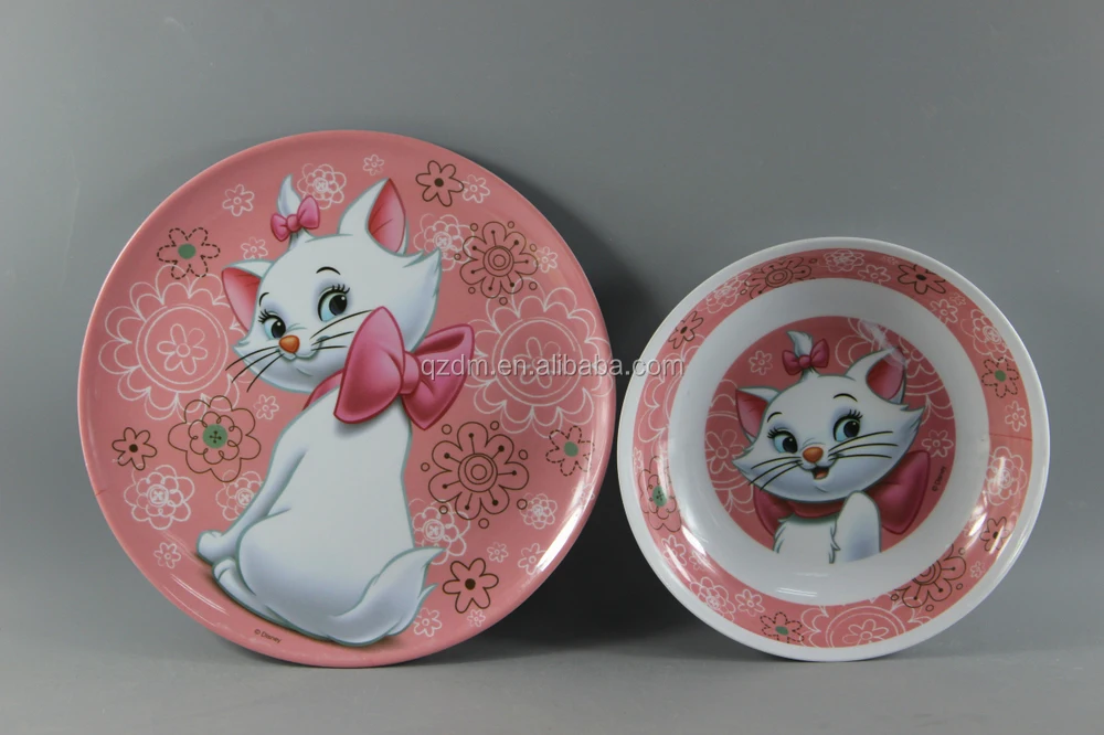 2015 New Design Melamine Plates And Bowls For Kids