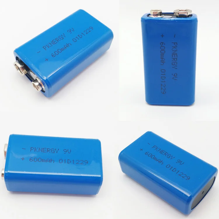 6f22 9v Rechargeable Battery 600mah 9v 006p Rechargeable Lithium