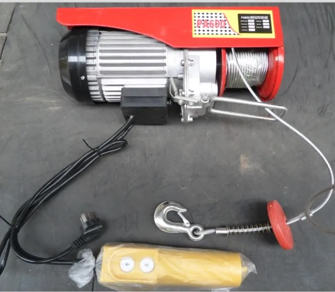 China Mini Hoist Pa600 600kg Electric Winch Hoist 220v - Buy Electric ...