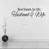 4084 Best Friends for Life Wall Decals Removable Quote Vinyl Decals/Sticker Family Love Wall Sticker/Mural Home Decar Wall Art
