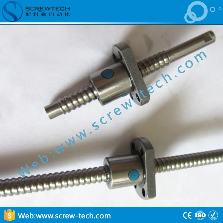 High Accuracy C3 C5 Ball Screw 4mm 6mm 8mm Ball Bearing Lead Screw For