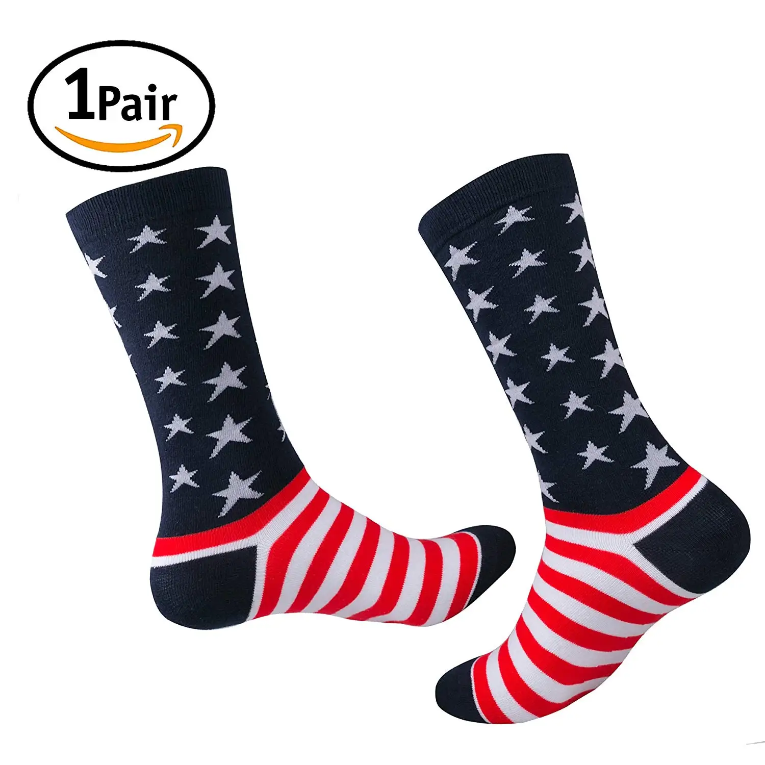 TCK Stars /& Stripes USA American Flag Mismatch Soccer /& Football Patriotic Athletic Socks