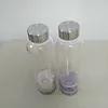 Natural Stone Elixir Smoky Crystal Quartz Water Bottle Sports Glass Mineral Water Bottle Sample Available