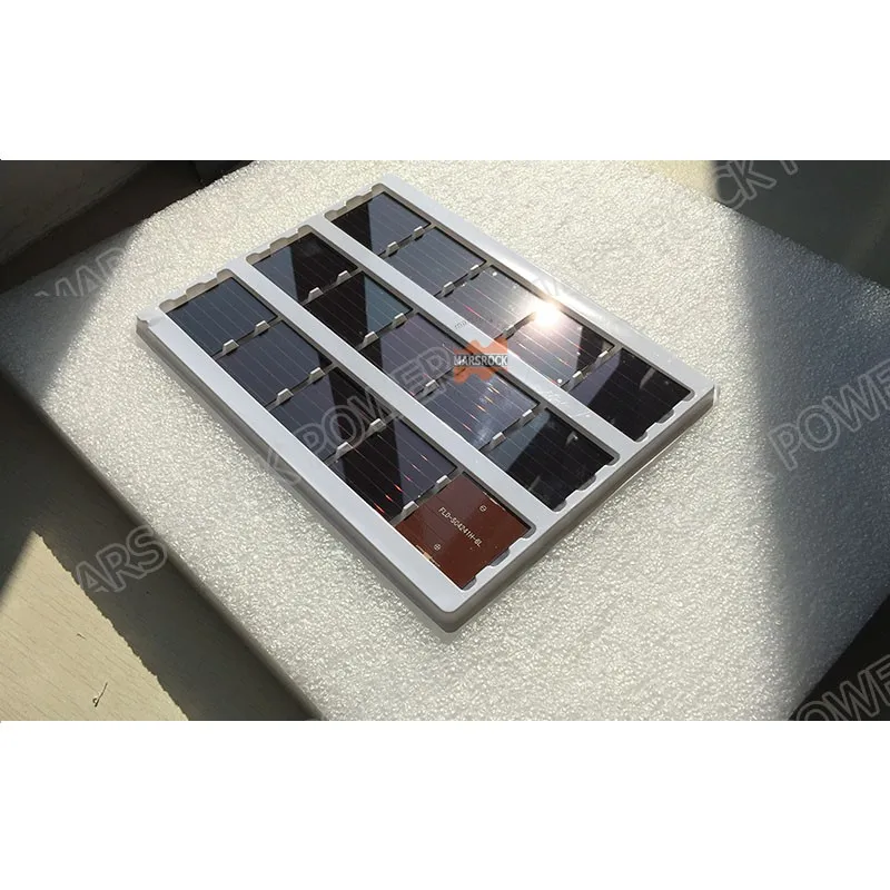 Solares de Silício Amorfo de Película Fina para o Interior do Produto Ito de Células Luz Vidro Calculadora Brinquedos 0-1.8 Bateria 41x42mm 2.2 v 5ua Dim 41x42mm 2.2 V 5uA dim luz vidro