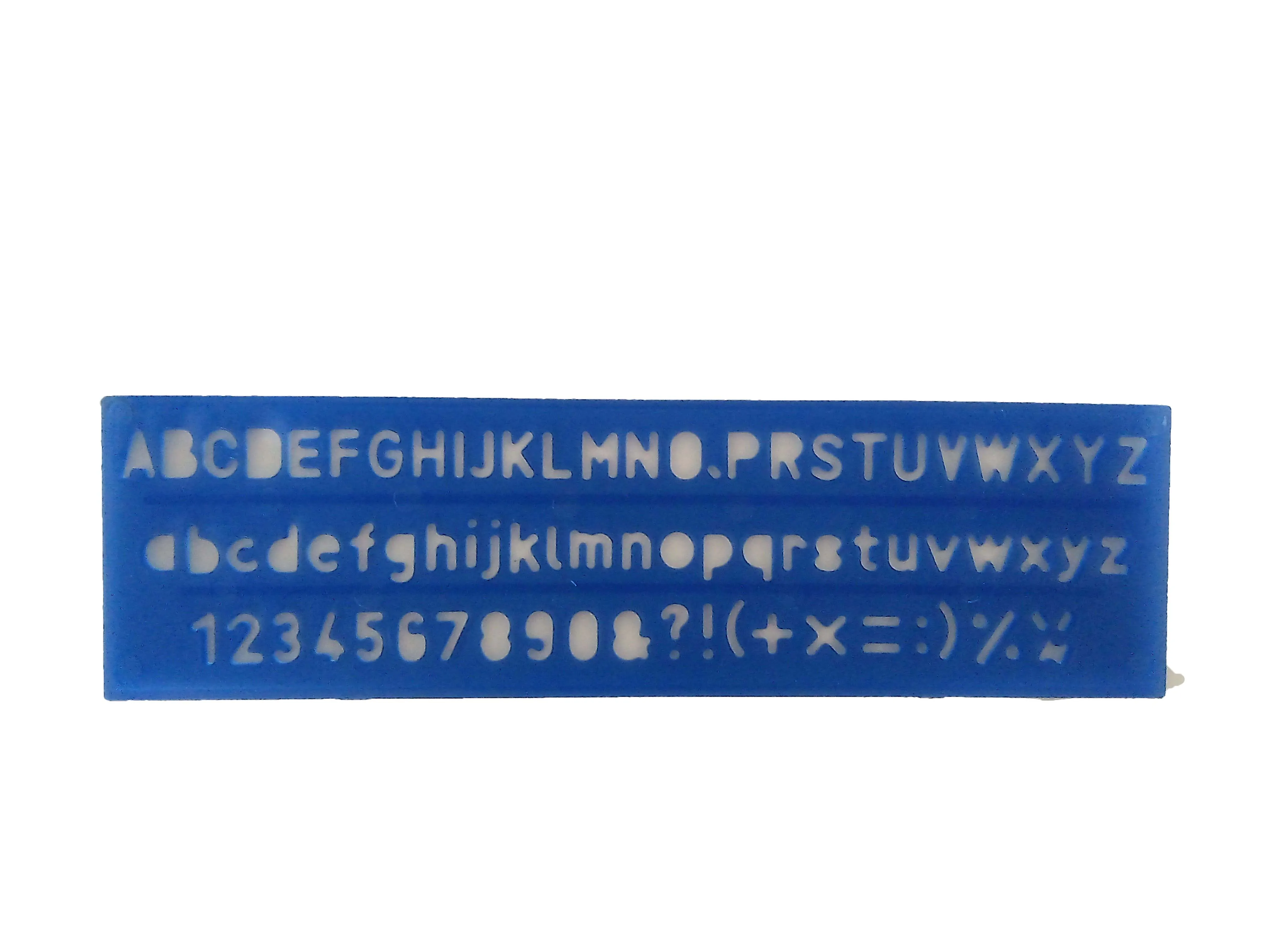 Drawing Template Ruler Set For Kids5 Alphabet Letter Stencils Alphabet