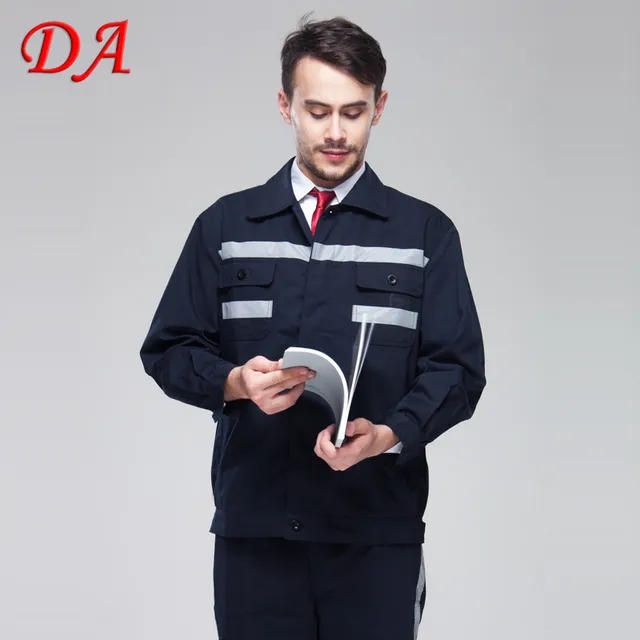 Anti-static Work Clothes Coal Mining Safety Work Suit with Reflective Stripe