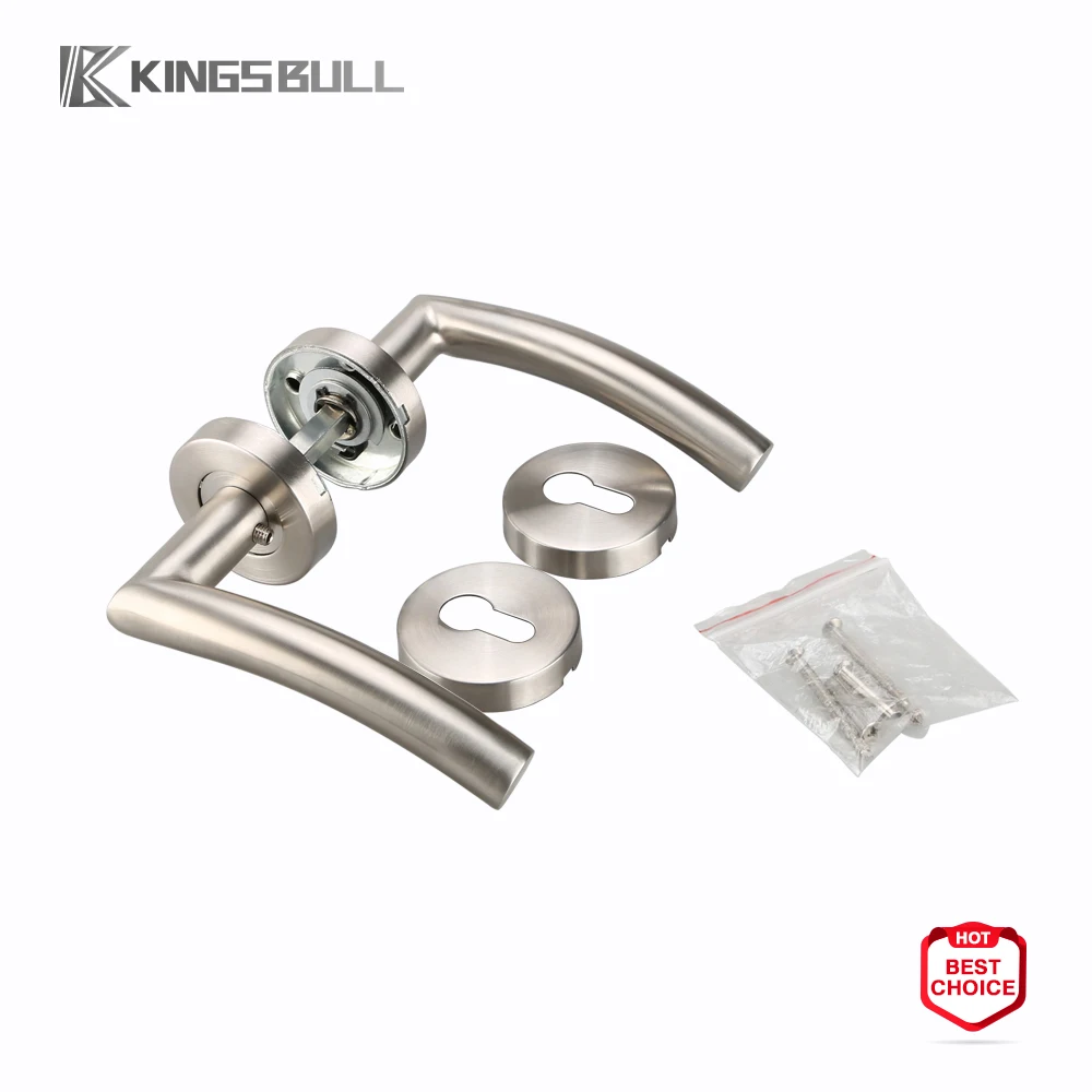 Sus201 Door Door Hardwwaqre Rosette Lever Door Handle Parts Buy Door