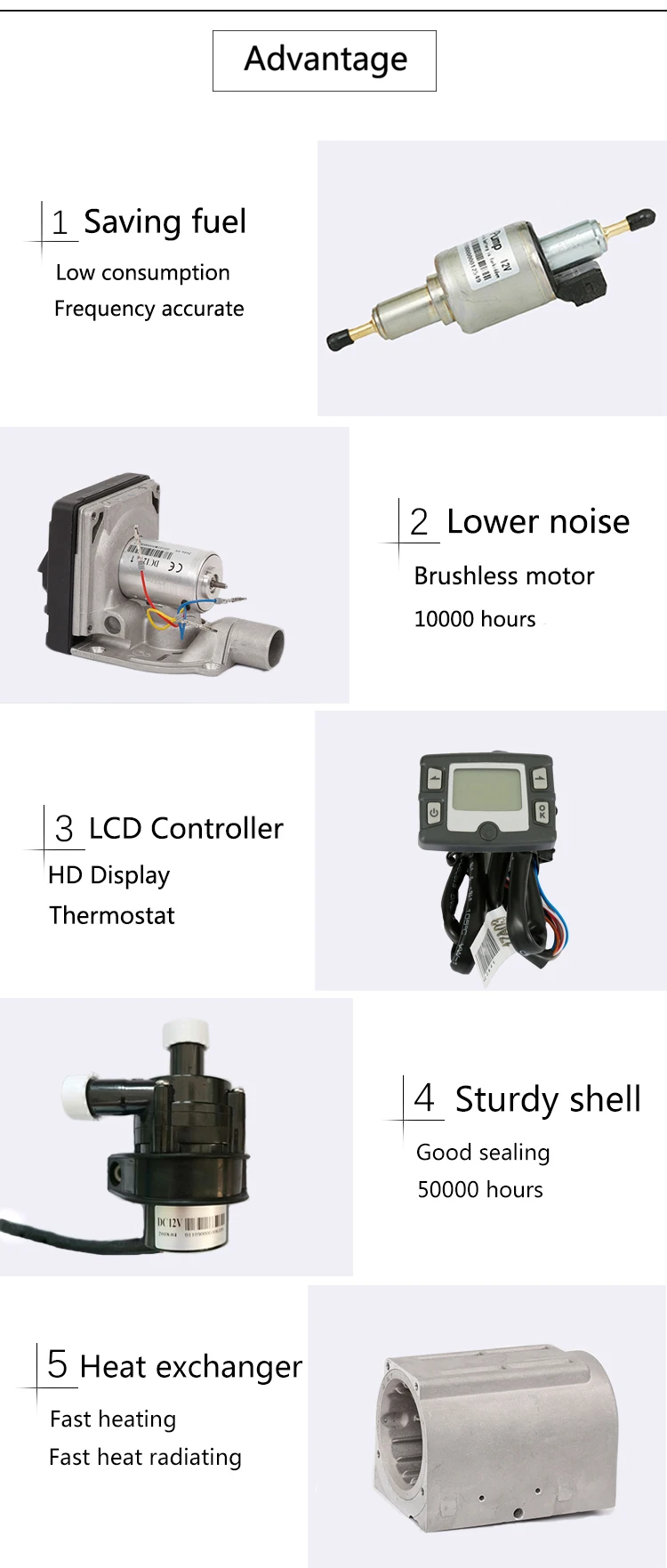 Jp Parking Heater 5kw 12v/24v 5kw Diesel Heater Water Heater Buy 5kw