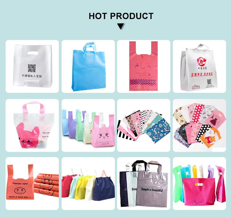 Customized Printed Biodegradable Polythene Bags For Shopping Polythene ...