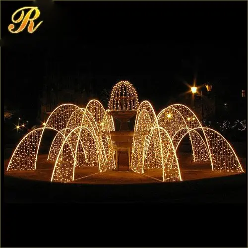 Metal Led Light Arch Lighted Gate For Festival Shopping Mall Decoration ...