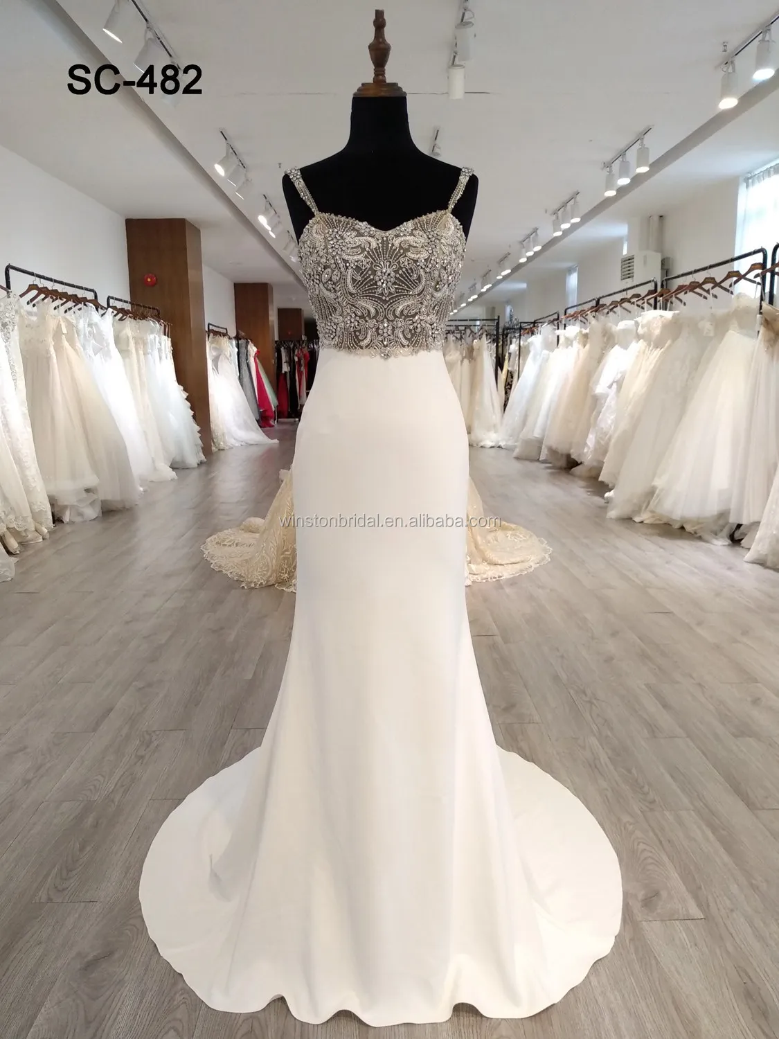 Hot China Supplier Plain White Wedding Dress Buy Plain White