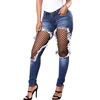 Custom Denim Women denim Slim Fit Jeans Straight Leg Women's Pants Negotiate Price