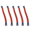 Single polyamide braided rope for amusement with good tensile resistance