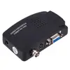Portable BNC to VGA Video Converter Composite S-video Input to PC VGA Out Adapter Digital Switch Box For PC MACTV Camera DVD DVR