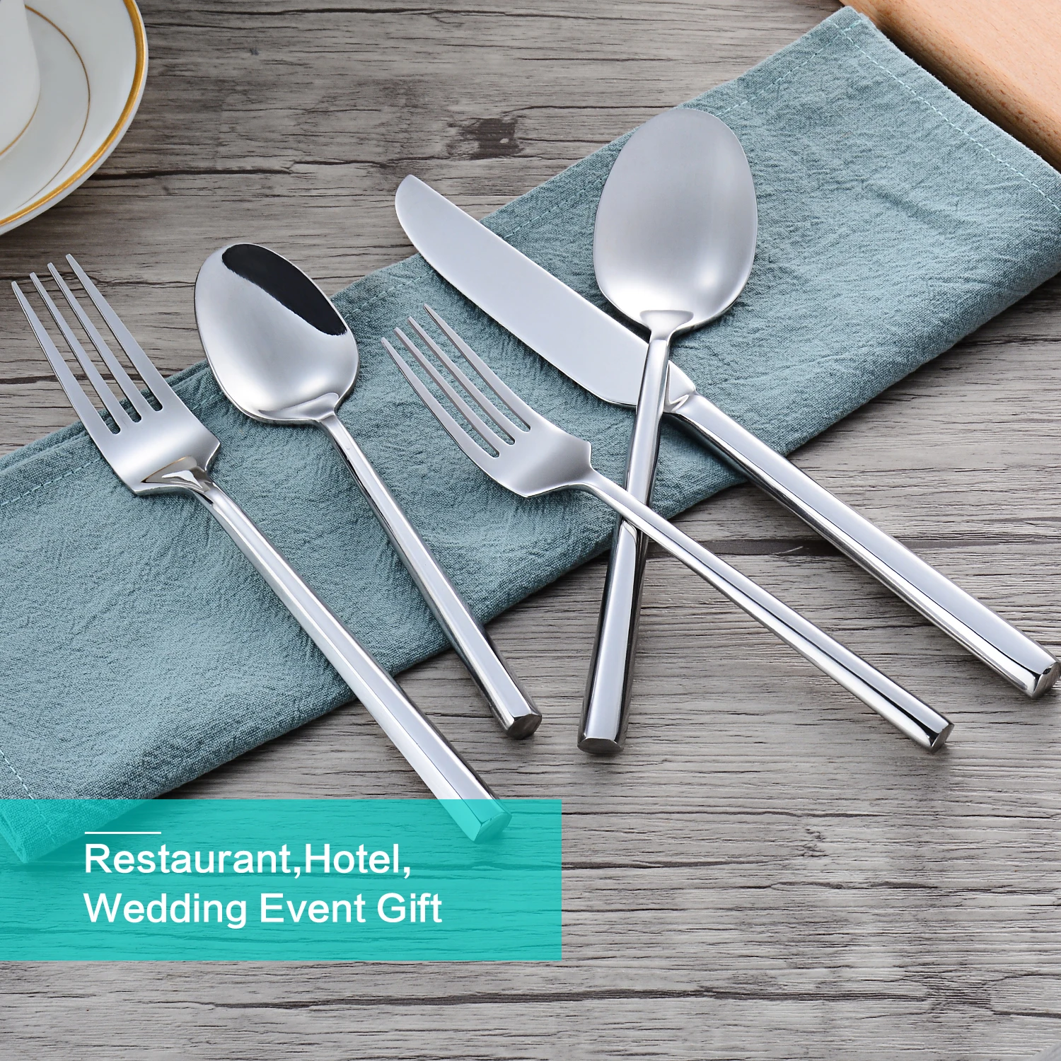 Wholesale Stainless Steel Modern Silverware Set For Wedding And