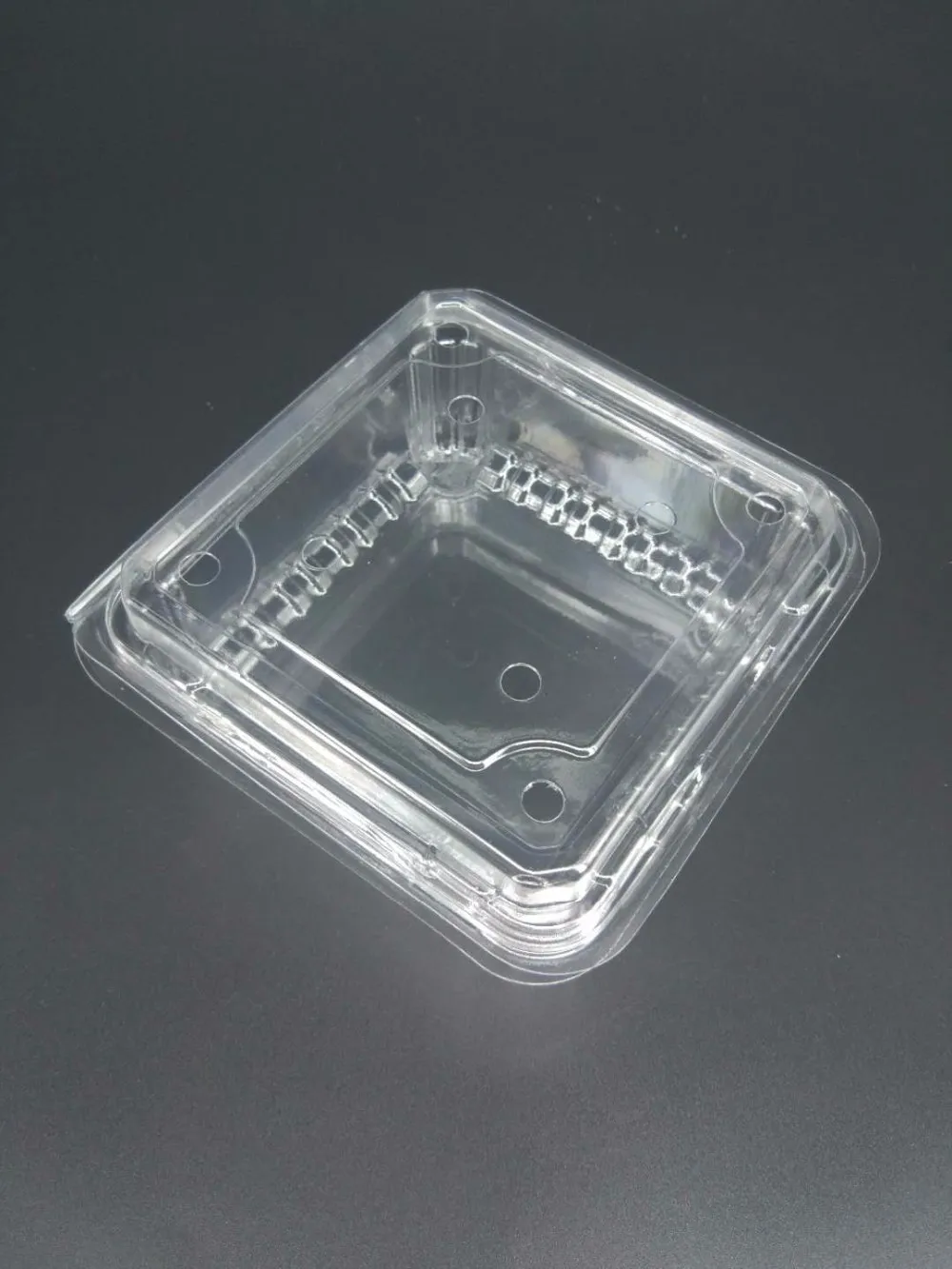 250g Square Plastic Container For Fruit Or Vegetable - Buy Square ...