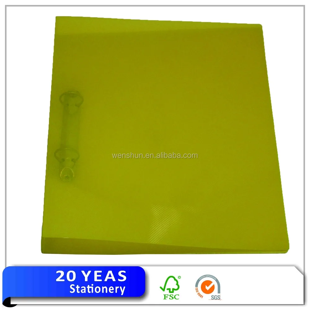 A4 Plastic Pp 2 Holes Ring Binder File Folder - Buy Ring Binder File 