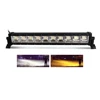 22Inch Strobe Adjustable Color Temperature Dual Color 100W Amber Car Led Light Bars