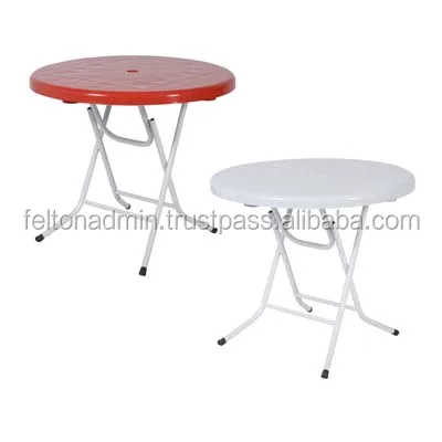 Plastic Round Foldable Table Study Plastic Round Foldable Table