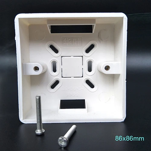 86 Cassette Wall Plate Box For 86 Type PVC Wall Plate Switch And Socket Stair step Light Lamp Lighting