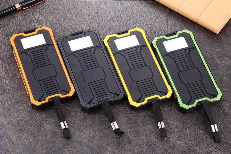 new products 2017 solar mobile phone charger,10000mAh solar power bank