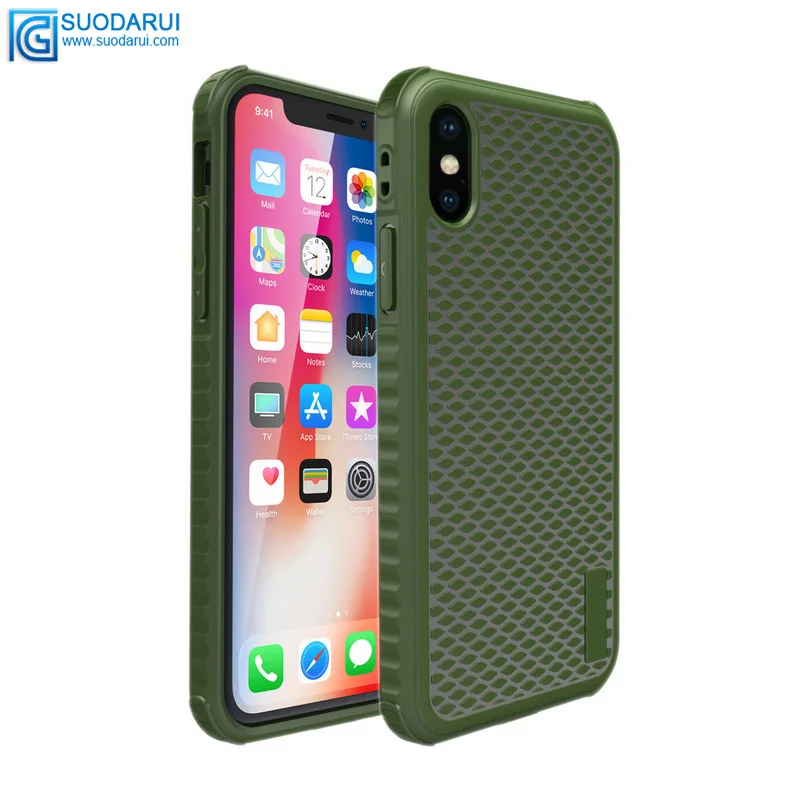 New Arrivales 2.3mm Super anti-fall Solid Case for iPhone protective Back Cover