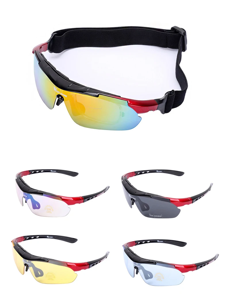 West Biking Polarized Bike Glasses Bicycle Outdoor Eyewear Sunglasses ...