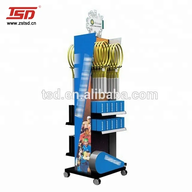 Custom Made Sports Shop Pos Free Standing Double Side Football Or ...