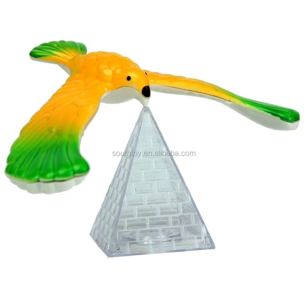 Novelty Fun For Kids Magic Science Desk Gravity Physics And Finger Plastic Balance Eagle Bird