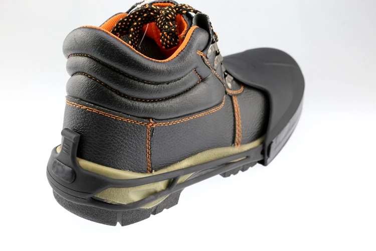 Rubber anti-slip shoe cover with steel toe EN459