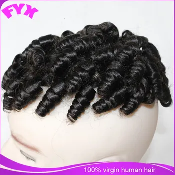 Chinese Factory Customized Body Wave Men Hairpiece Hair