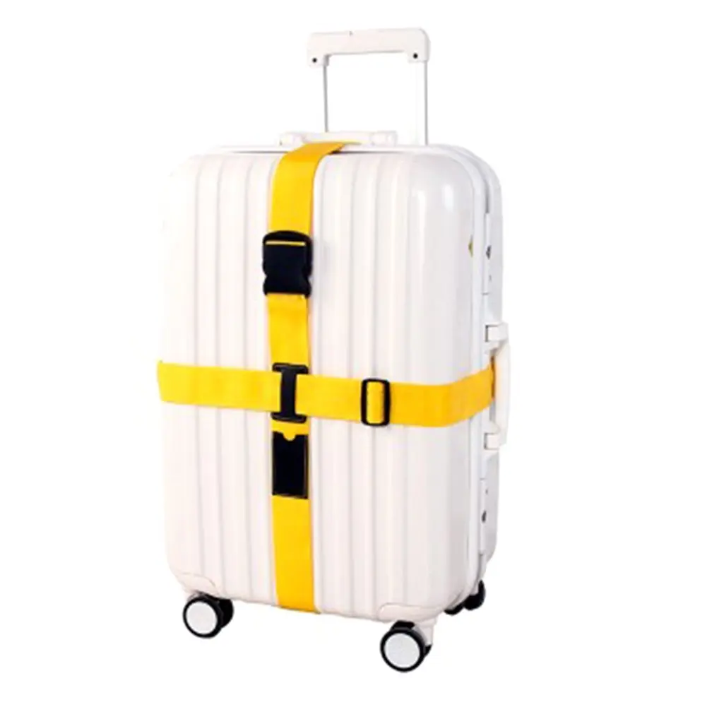 away yellow luggage