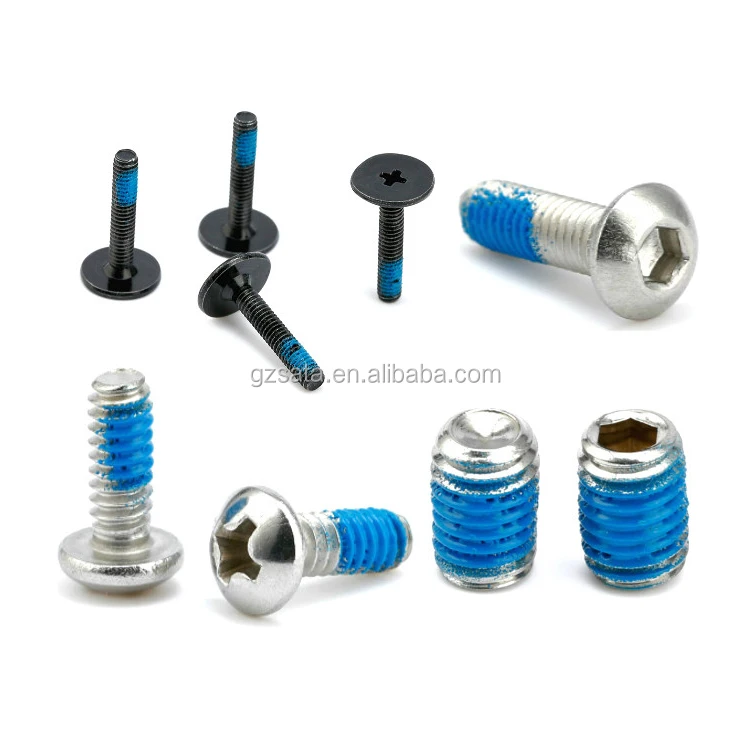 Custom Thread Locking Screws With Nylon Patch Buy Nylon Patch Screws