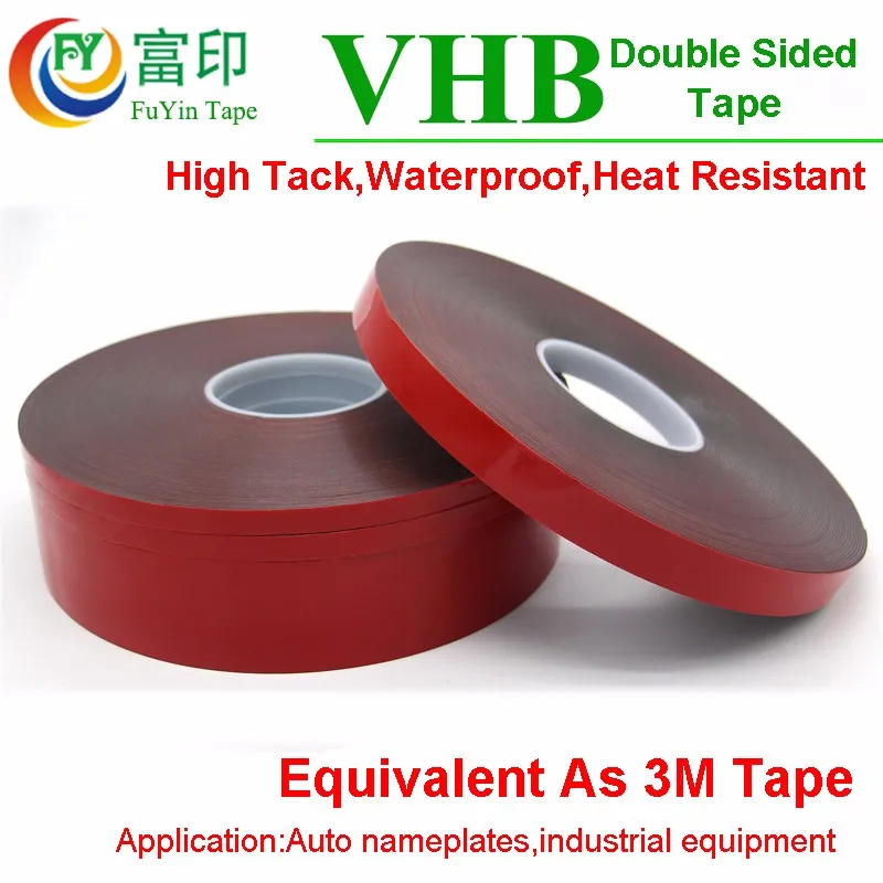 Solvent Acrylic Adhesive Double Sided Vhb Foam Tape Buy Acrylic