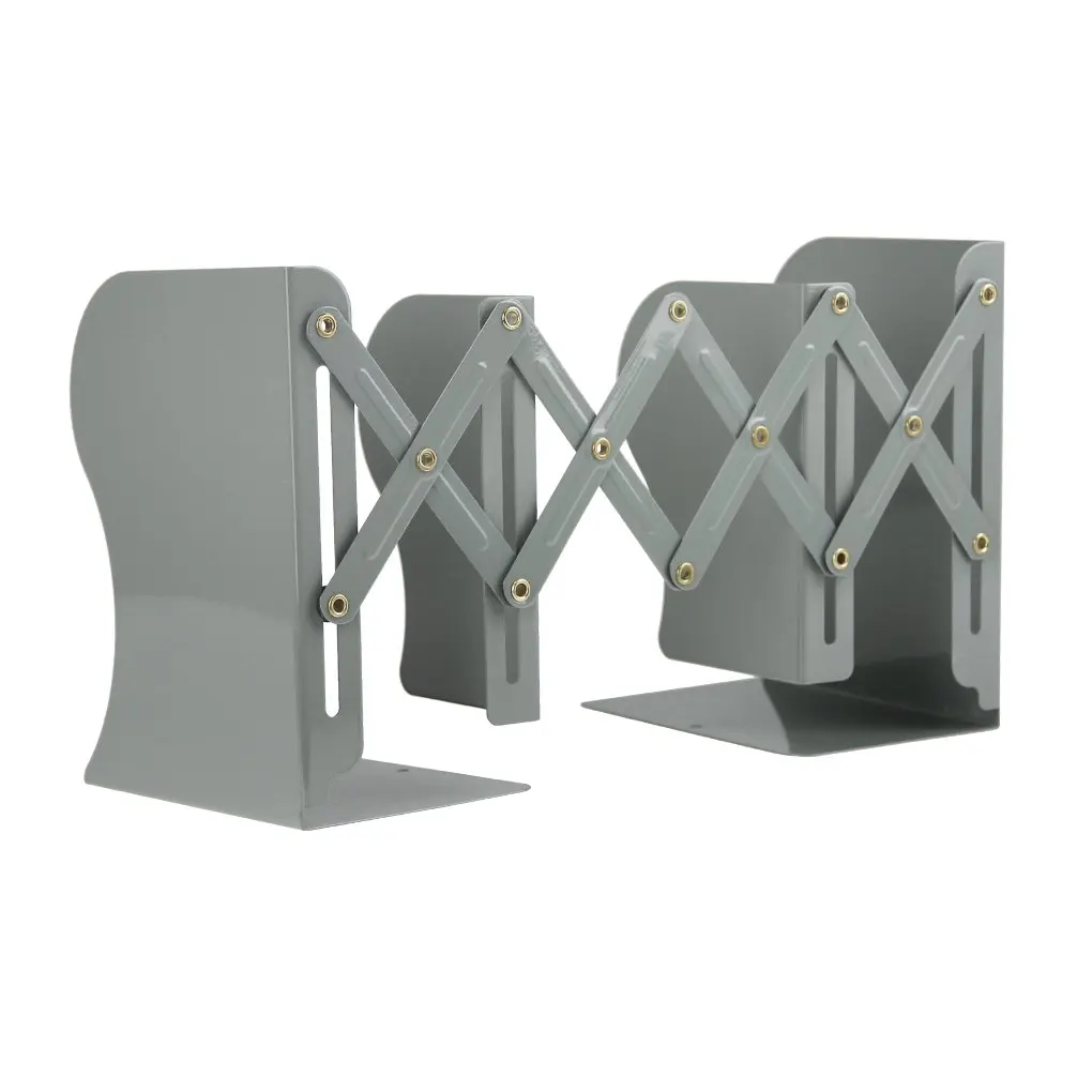 Buy Bookends Book Racks Metal Iron Adjustable Books Holder ...