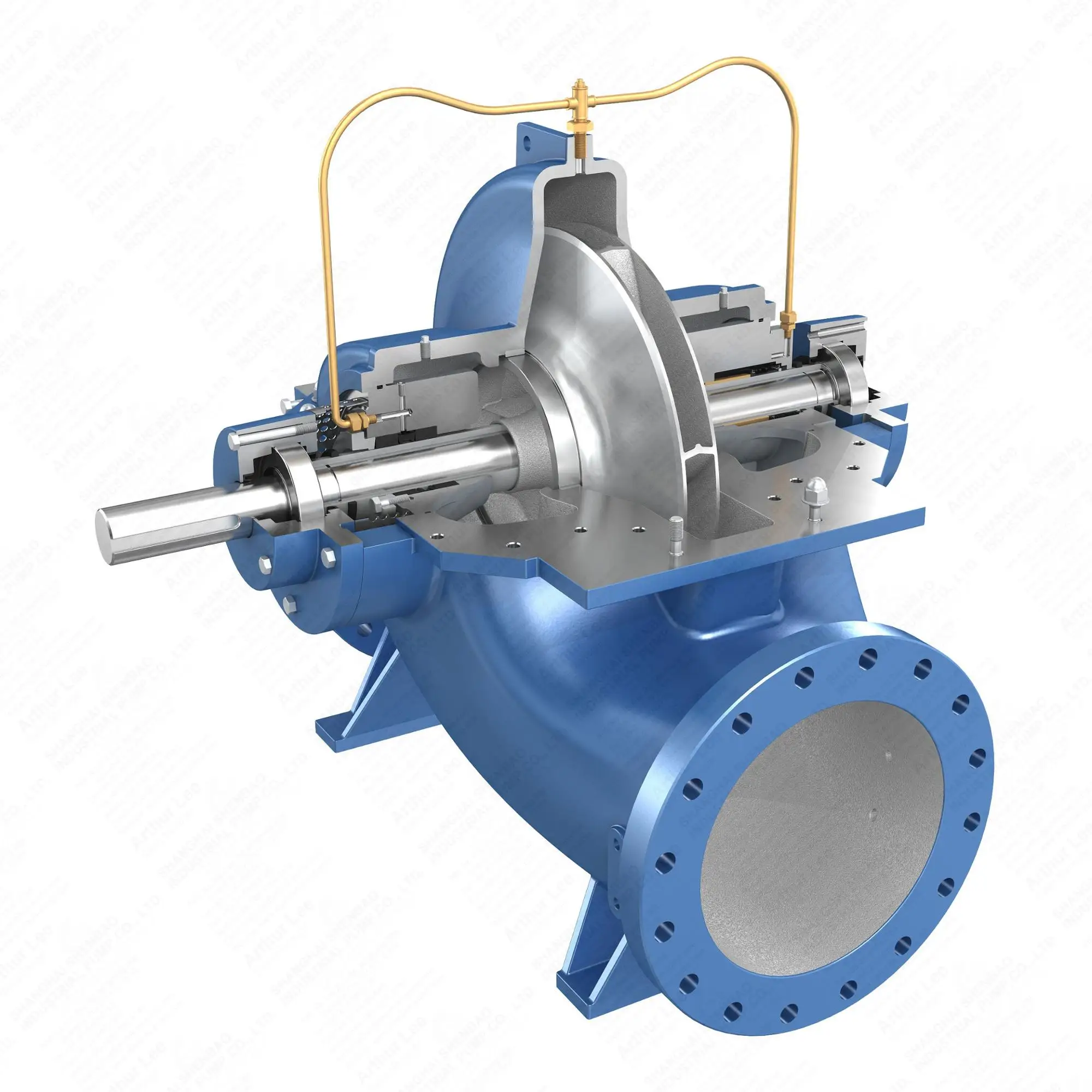 Sbs250480e Motor Driven Axially Split Case Double Suction Centrifugal