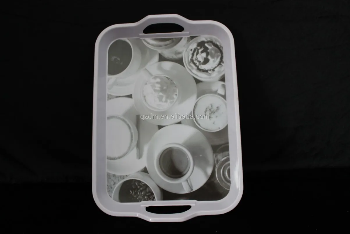 15inc Melamine Tray With Handle FDA