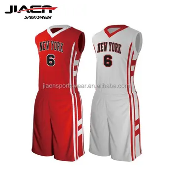jersey design basketball red