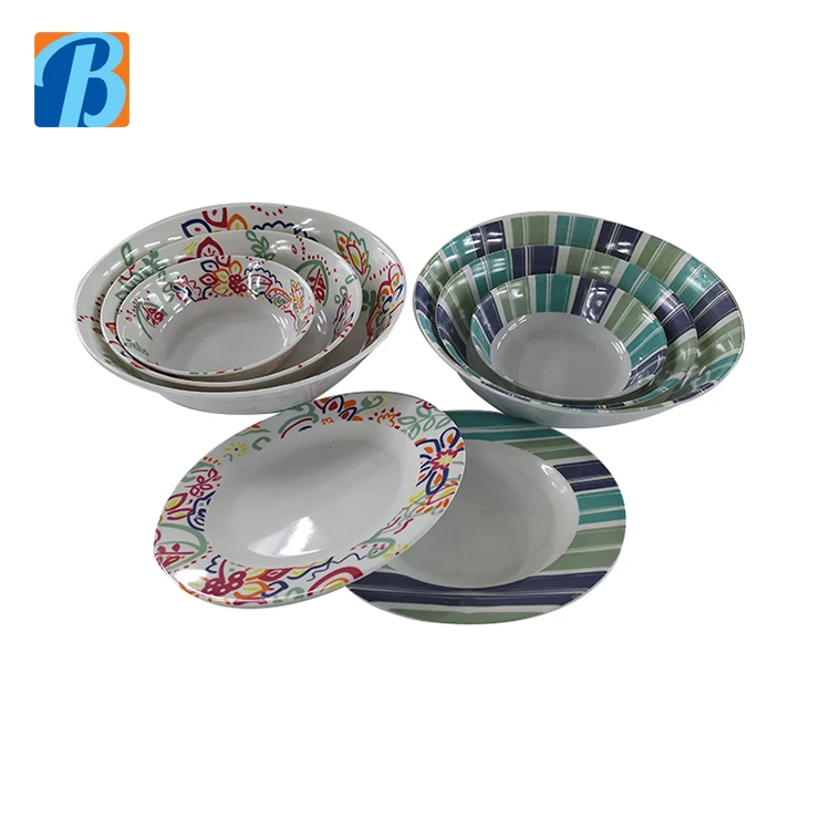 Melamine dinnerware