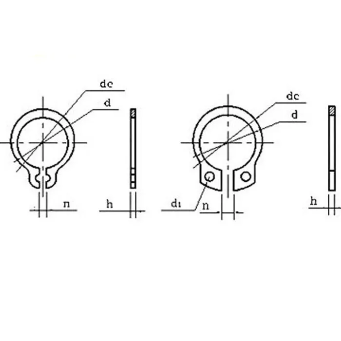 High Quality Elastic C Type E Type Customized Washer Buy Open End C