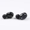metal light tws wireless bt4.2 earphone smooth surface large charging case headset with mic automatic pairing