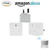 Lingan WIFI wireless iphone or Android app control wifi wall socket can work with Alexa