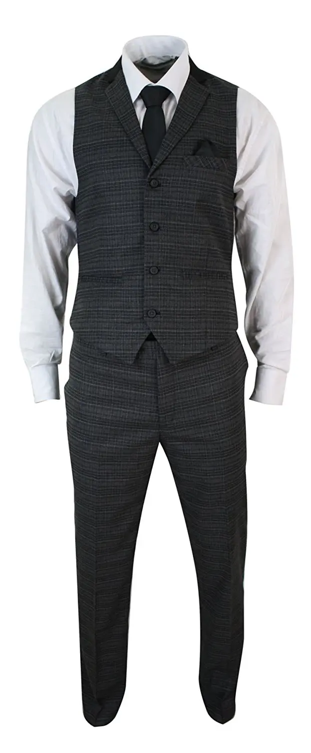 Cheap Mens Grey Check Suit, find Mens Grey Check Suit deals on line at ...