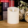 aaa battery flickering wax led candle light